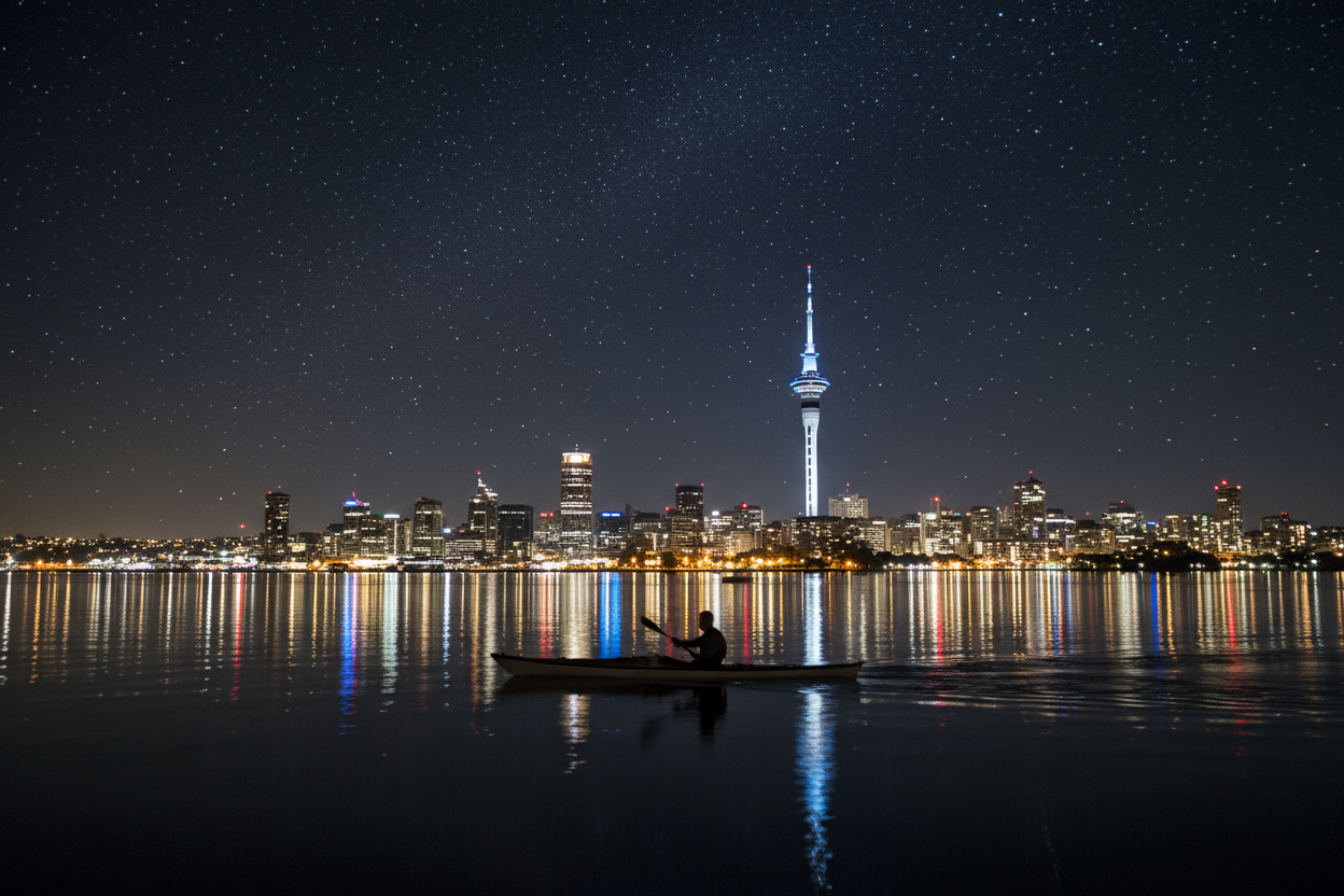 Harbour Lights by Night