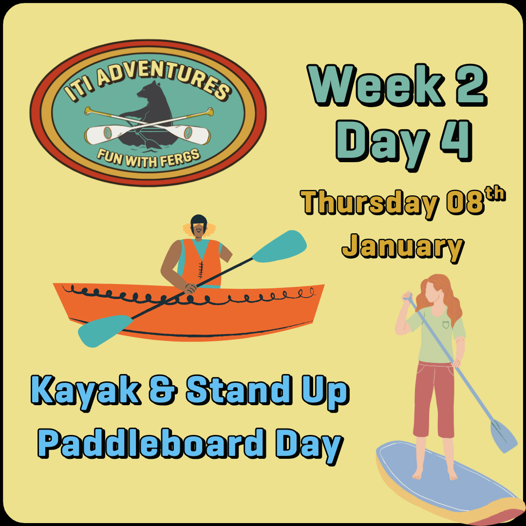 Adventure Week Iti Adventures Day Pass - Thursday 8th January 2026 – Fergs Kayaks